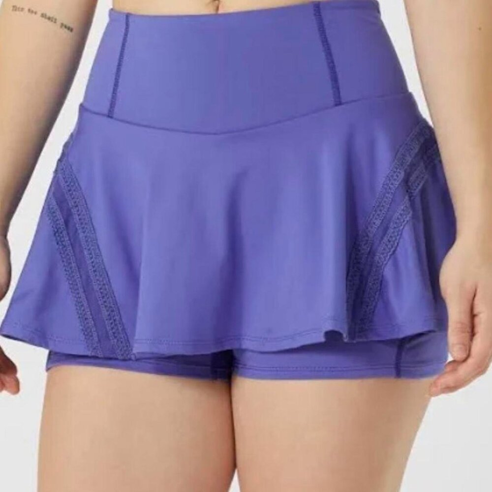 Free People Women's Purple Skirt Sz M